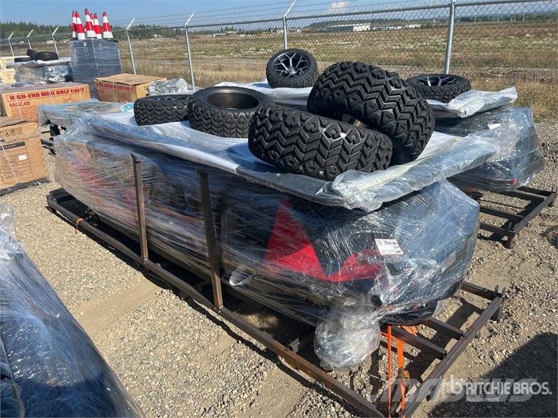 HQ100 Electric Red Six-Seater Golf Cart (Unused) Kola za golf