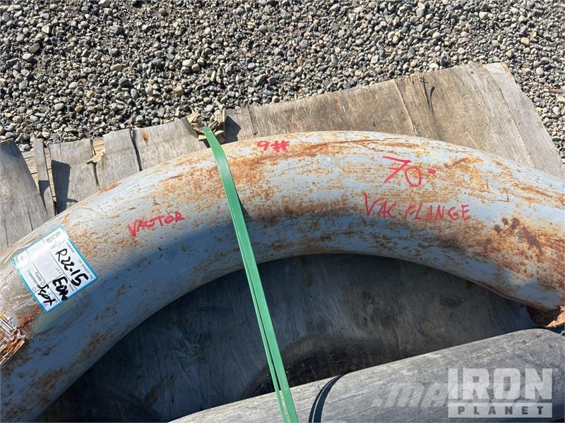 Hydrovac 70° Vactor Flange & Tubes Компоненты строительной техники