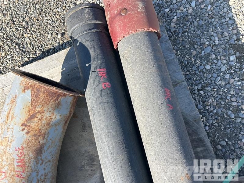 Hydrovac 70° Vactor Flange & Tubes Компоненты строительной техники