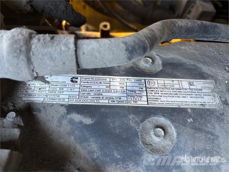 Hyundai 110D-9 25000 lb Pneumatic Tire Forklift Інше