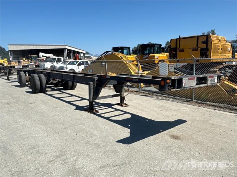 Hyundai 40 ft Tri/A Container Trailer Remolques portacontenedores