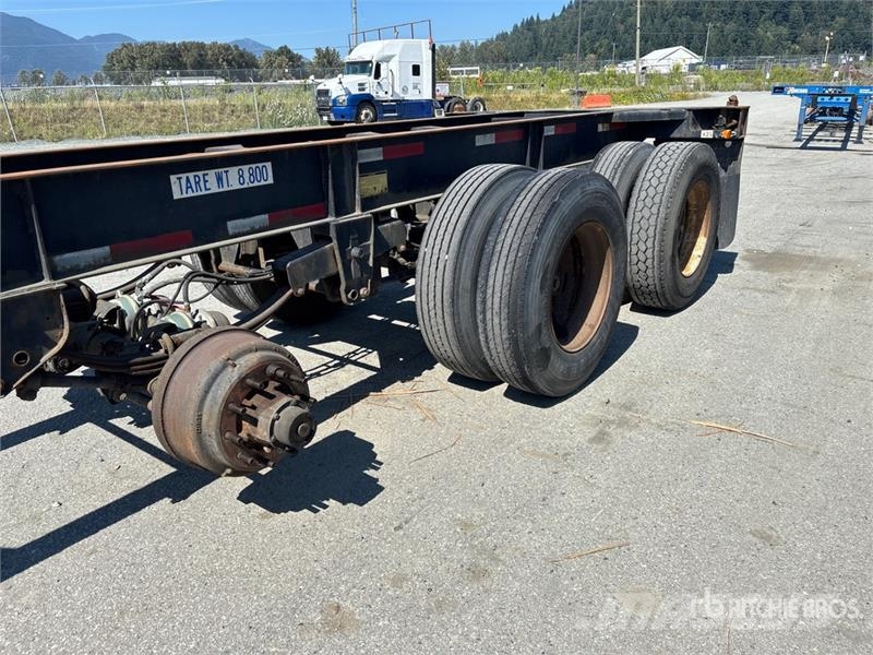 Hyundai 40 ft Tri/A Container Trailer Remolques portacontenedores