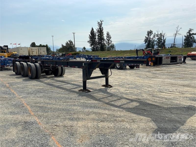 Hyundai 40 ft Tri/A Container Trailer Remolques portacontenedores