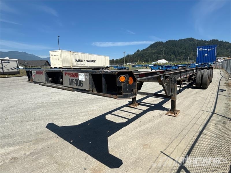 Hyundai 40 ft Tri/A Container Trailer Remolques portacontenedores