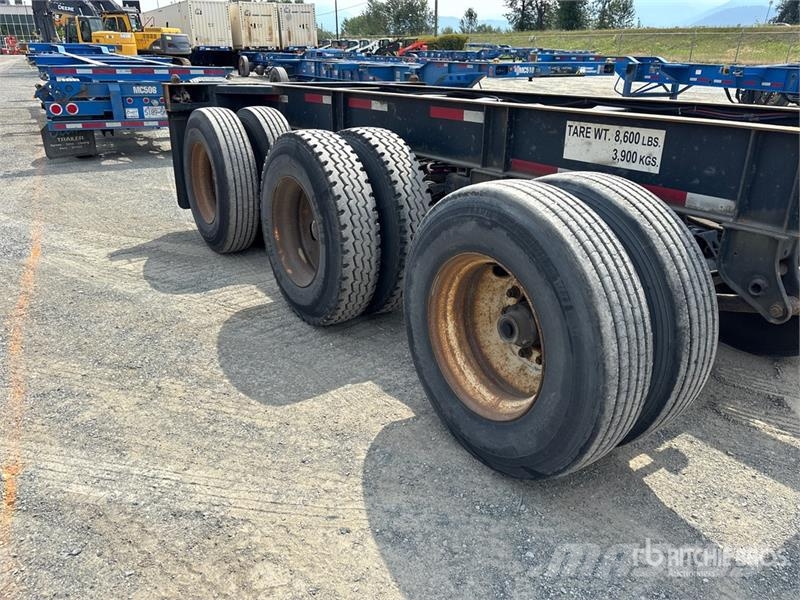 Hyundai 40 ft Tri/A Container Trailer Remolques portacontenedores