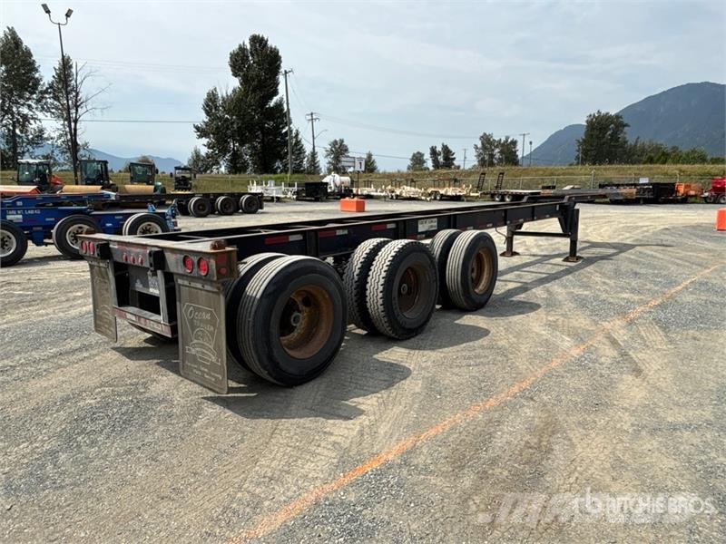 Hyundai 40 ft Tri/A Container Trailer Remolques portacontenedores