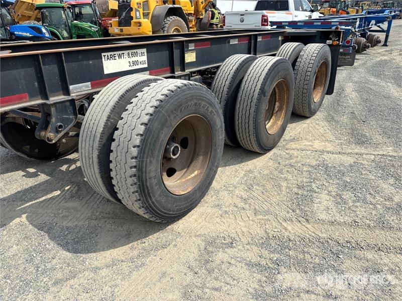 Hyundai 40 ft Tri/A Container Trailer Remolques portacontenedores