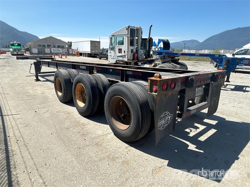 Hyundai 40 ft Tri/A Container Trailer Remolques portacontenedores