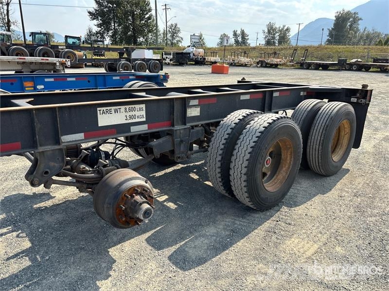 Hyundai 40 ft Tri/A Container Trailer Remolques portacontenedores