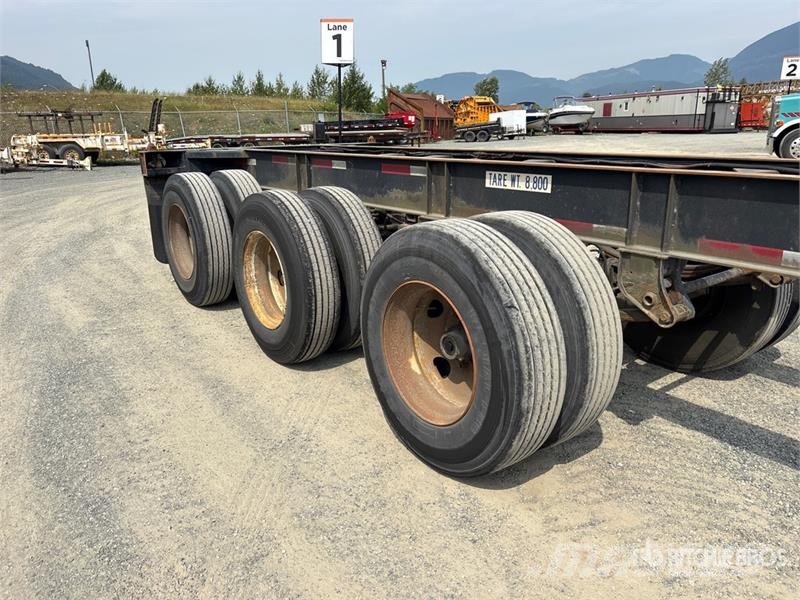Hyundai 40 ft Tri/A Container Trailer Remolques portacontenedores