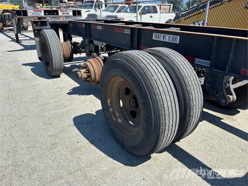 Hyundai 40 ft Tri/A Container Trailer Remolques portacontenedores
