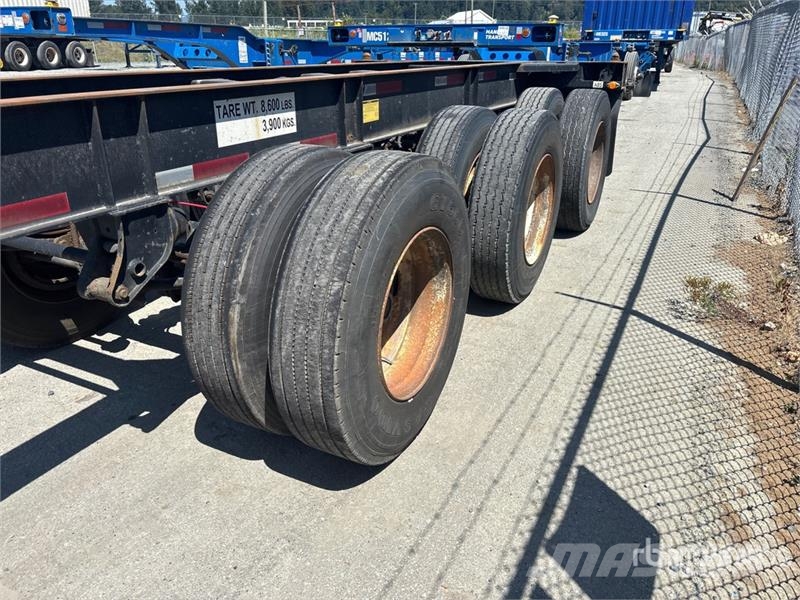 Hyundai 40 ft Tri/A Container Trailer Remolques portacontenedores