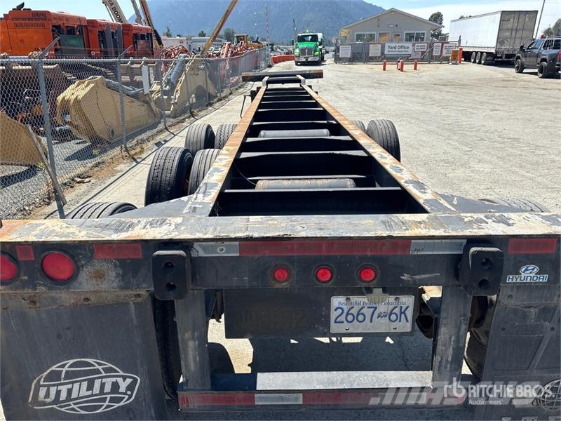 Hyundai 40 ft Tri/A Container Trailer Remolques portacontenedores