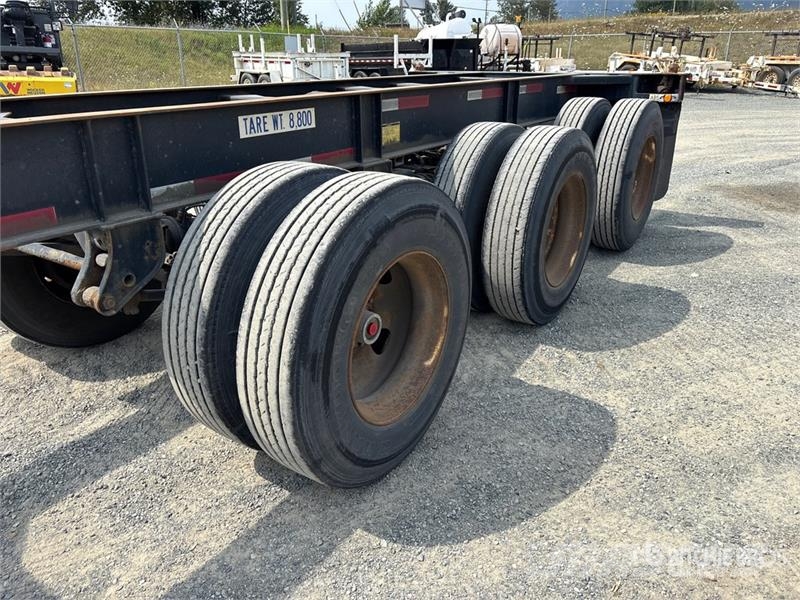 Hyundai 40 ft Tri/A Container Trailer Remolques portacontenedores