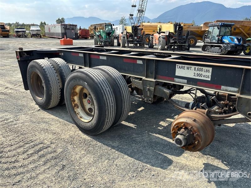 Hyundai 40 ft Tri/A Container Trailer Remolques portacontenedores