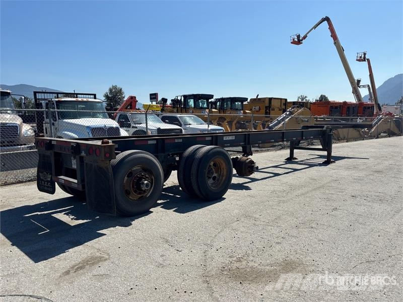 Hyundai 40 ft Tri/A Container Trailer Remolques portacontenedores