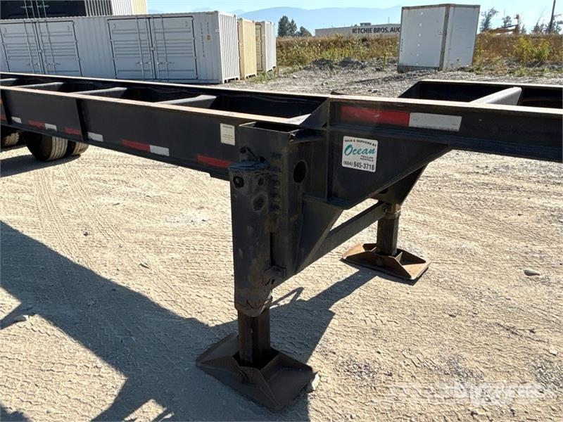Hyundai CGN403-509 40 ft Tri/A Container Trailer Konténer keret / Konténeremelő pótkocsik