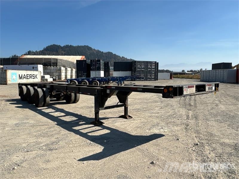 Hyundai CGN403-509 40 ft Tri/A Container Trailer Konténer keret / Konténeremelő pótkocsik