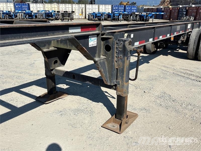 Hyundai CGN403-509 40 ft Tri/A Container Trailer Konténer keret / Konténeremelő pótkocsik