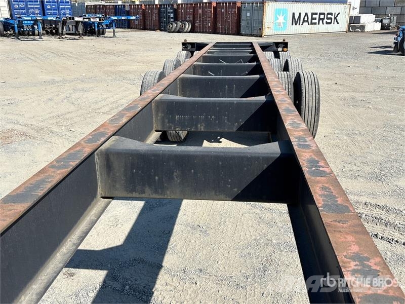 Hyundai CGN403-509 40 ft Tri/A Container Trailer Konténer keret / Konténeremelő pótkocsik