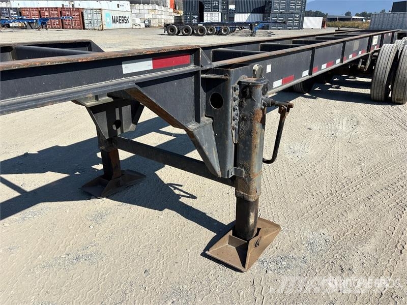 Hyundai CGN403-509 40 ft Tri/A Container Trailer Konténer keret / Konténeremelő pótkocsik