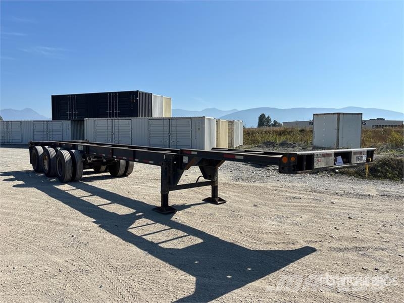 Hyundai CGN403-509 40 ft Tri/A Container Trailer Konténer keret / Konténeremelő pótkocsik