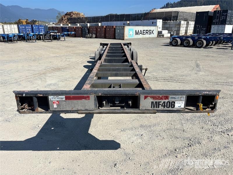 Hyundai CGN403-509 40 ft Tri/A Container Trailer Konténer keret / Konténeremelő pótkocsik