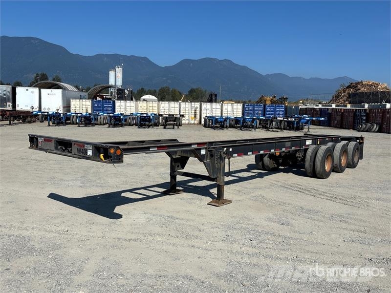 Hyundai CGN403-509 40 ft Tri/A Container Trailer Konténer keret / Konténeremelő pótkocsik