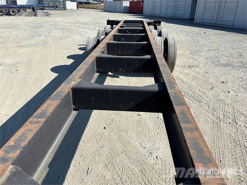 Hyundai CGN403-509 40 ft Tri/A Container Trailer Konténer keret / Konténeremelő pótkocsik