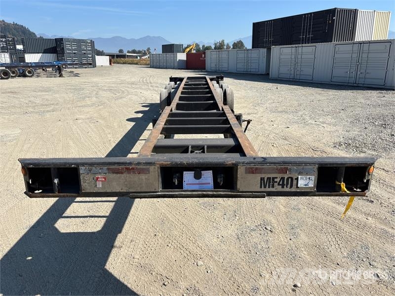 Hyundai CGN403-509 40 ft Tri/A Container Trailer Konténer keret / Konténeremelő pótkocsik