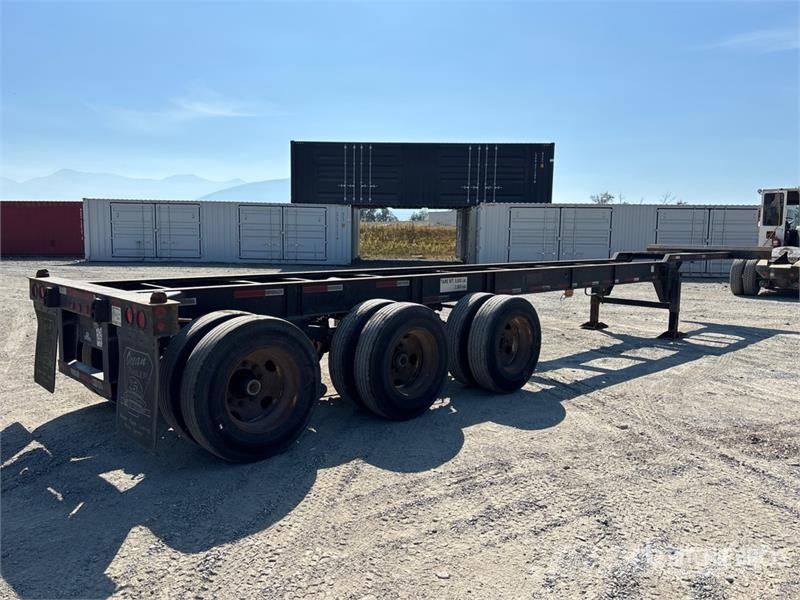 Hyundai CGN403-509 40 ft Tri/A Container Trailer Konténer keret / Konténeremelő pótkocsik