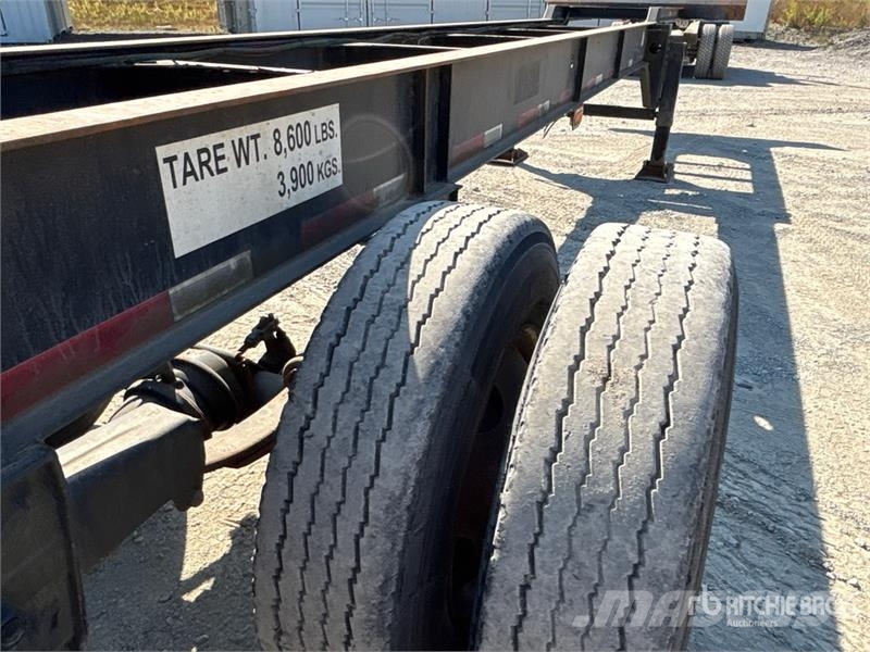 Hyundai CGN403-509 40 ft Tri/A Container Trailer Konténer keret / Konténeremelő pótkocsik