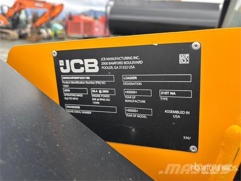 JCB 215T Two-Speed Compact Track Loader (Unused) Kompaktrakodók