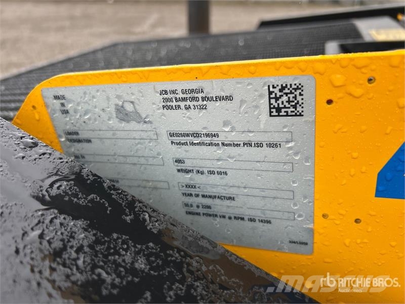 JCB 260 T4 Skid Steer Loader Skid steer mini nakladalci