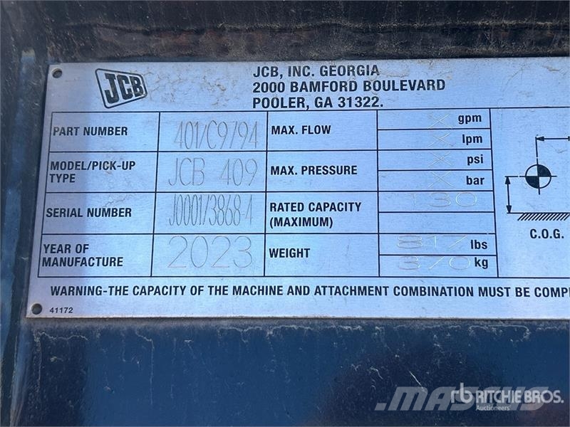 JCB 401/C9794 76 in Skid Steer Bucket - Fits JCB 409 ( Skovle