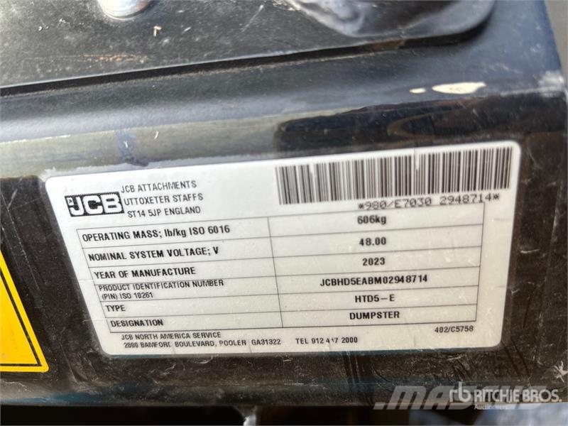 JCB HTD-5E Stand-On Mini Electric Dumper (Unused) عربات نقل قلابة للمواقع