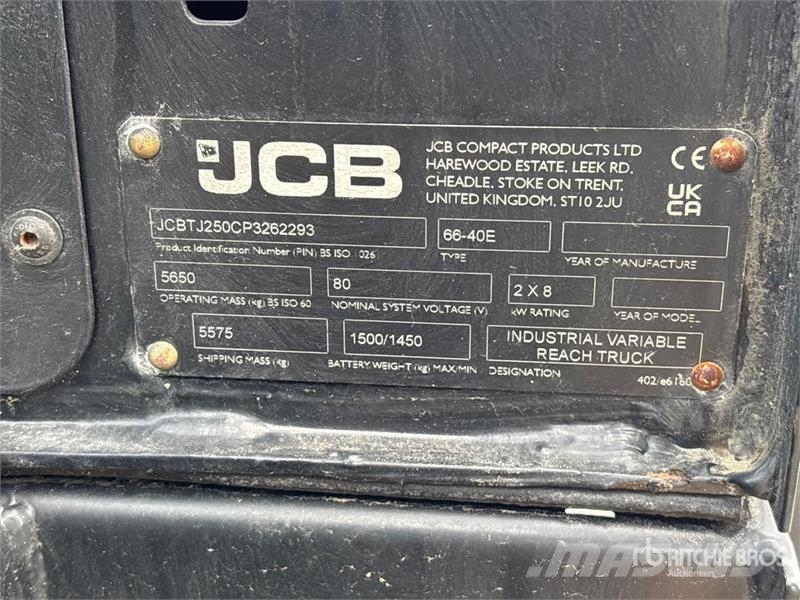 JCB TLT 66-40E 5575 lb Electric Forklift (Unused) Электропогрузчики