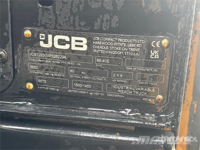 JCB TLT 66-40E 5650 lb Electric Forklift (Unused) Электропогрузчики