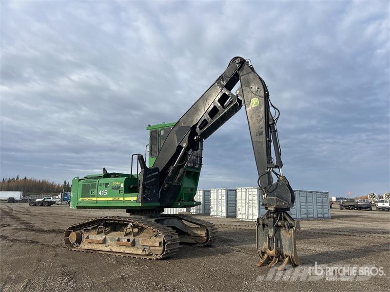 John Deere 2154D Short Wood Log Loader Gelenkausleger Lader