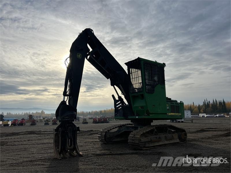 John Deere 2154D Short Wood Log Loader Gelenkausleger Lader