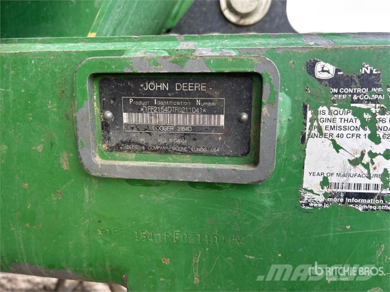 John Deere 2154D Short Wood Log Loader Gelenkausleger Lader