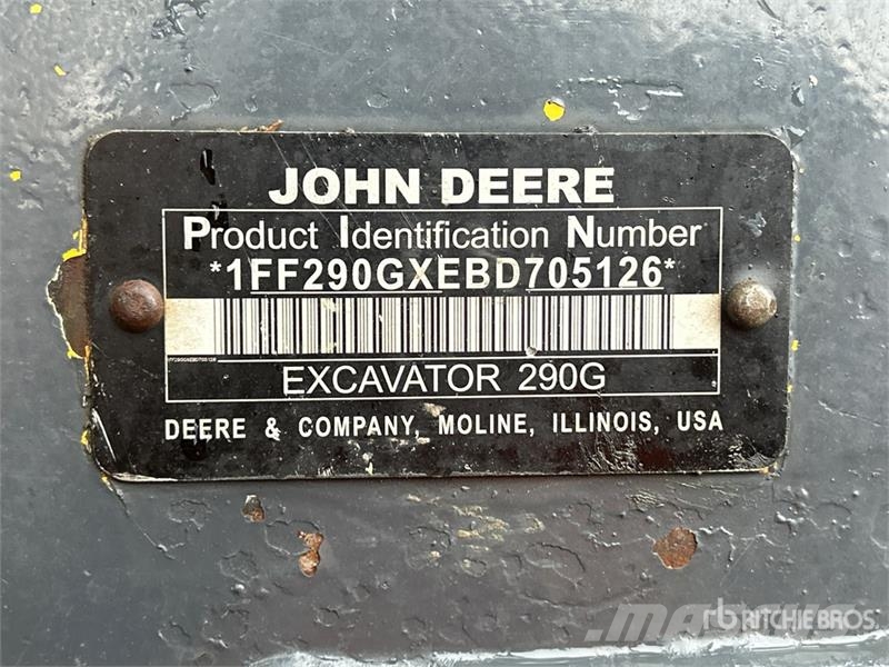 John Deere 290G LC Tracked Excavator Gravemaskiner på larvebånd