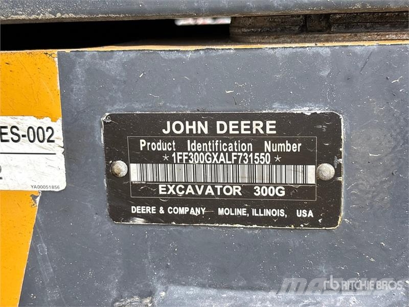 John Deere 300GLC Tracked Excavator Beltegraver