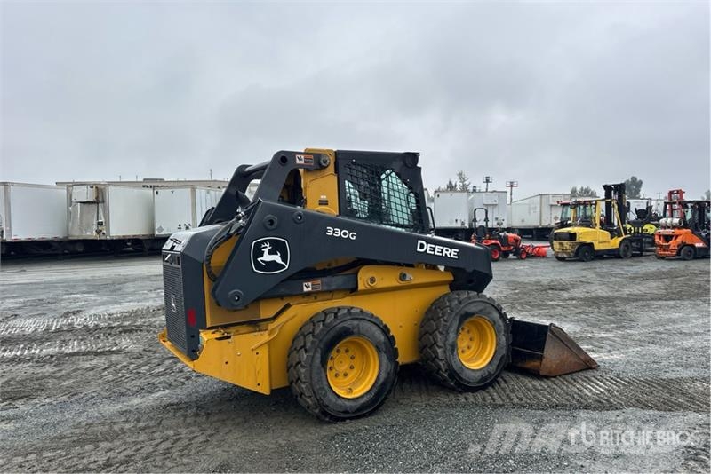 John Deere 330G Two-Speed High Flow Skid Steer Loader Minicargadoras