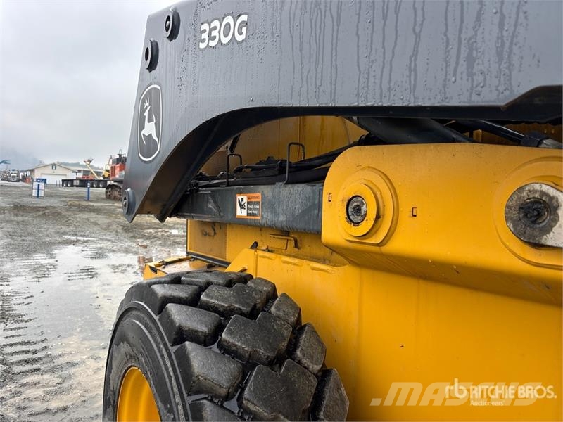 John Deere 330G Two-Speed High Flow Skid Steer Loader Minicargadoras
