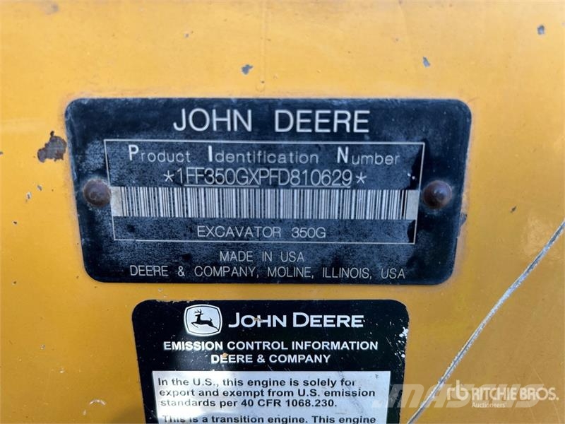 John Deere 350GLC Tracked Excavator Raupenbagger