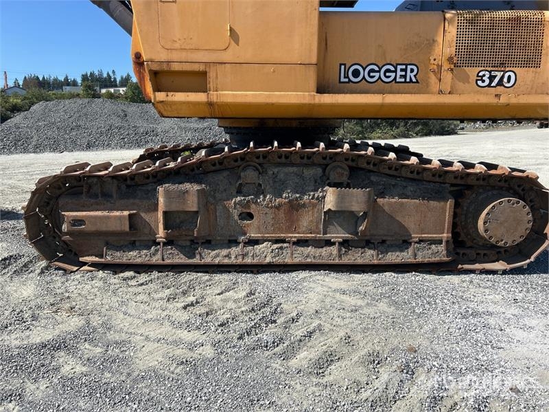 John Deere 370 Heel Boom Log Loader Lesní nakladače