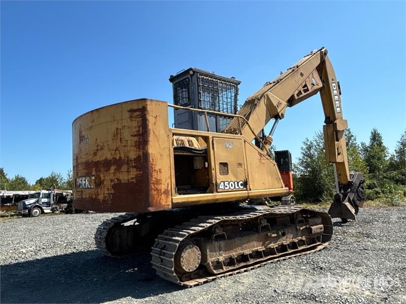 John Deere 450LC Heel Boom Log Loader Lesní nakladače