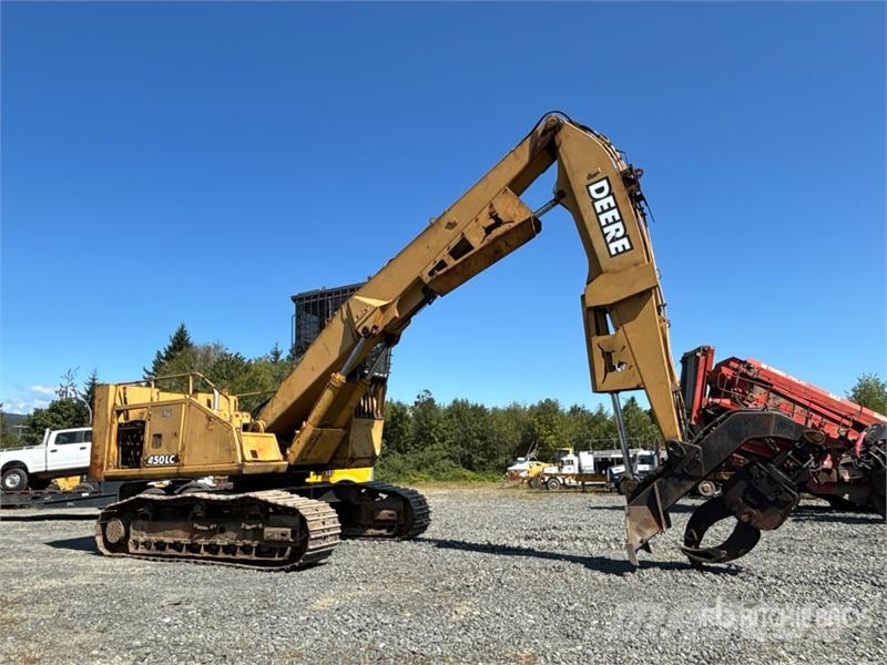 John Deere 450LC Heel Boom Log Loader Lesní nakladače