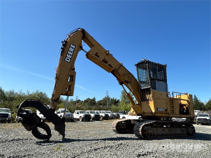 John Deere 450LC Heel Boom Log Loader Lesní nakladače